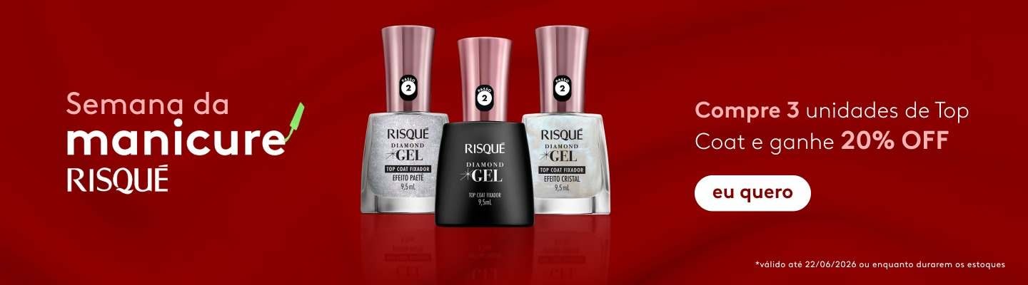 Semana da Manicure Top Coats