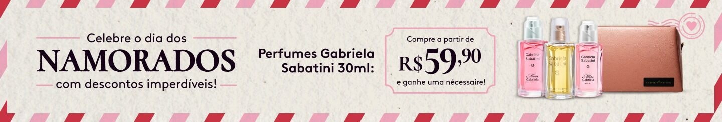 Dia dos Namorados Gabriela Sabatini