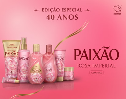 Paixão: Loções Hidratantes, Óleo Corporal e mais