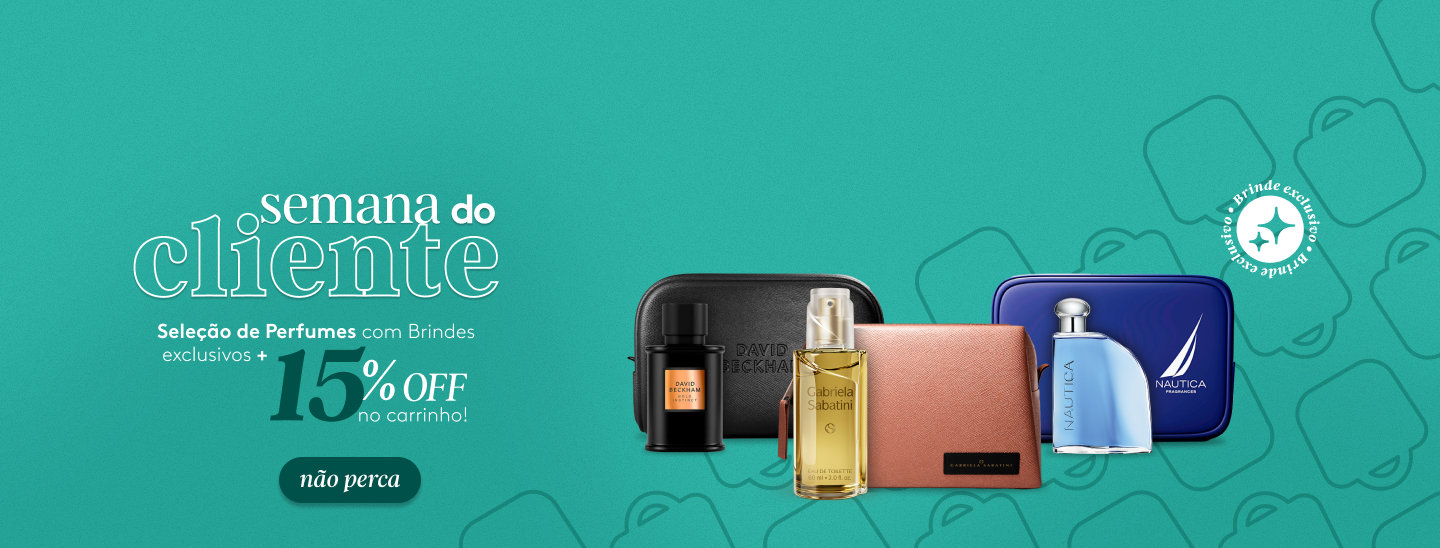 Perfumes mais brindes