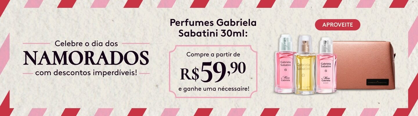 Dia dos Namorados Gabriela Sabatini