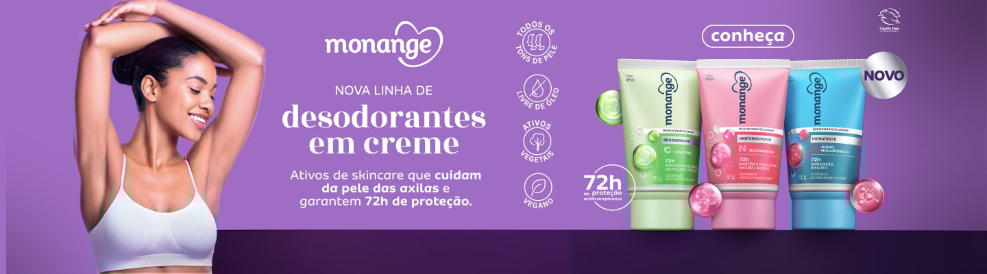 Monange Desodorante em Creme