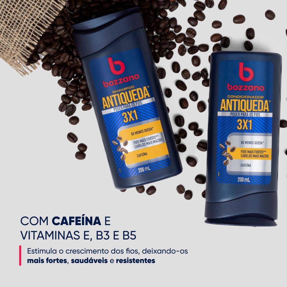 Condicionador Antiqueda 3x1 Bozzano 200ml