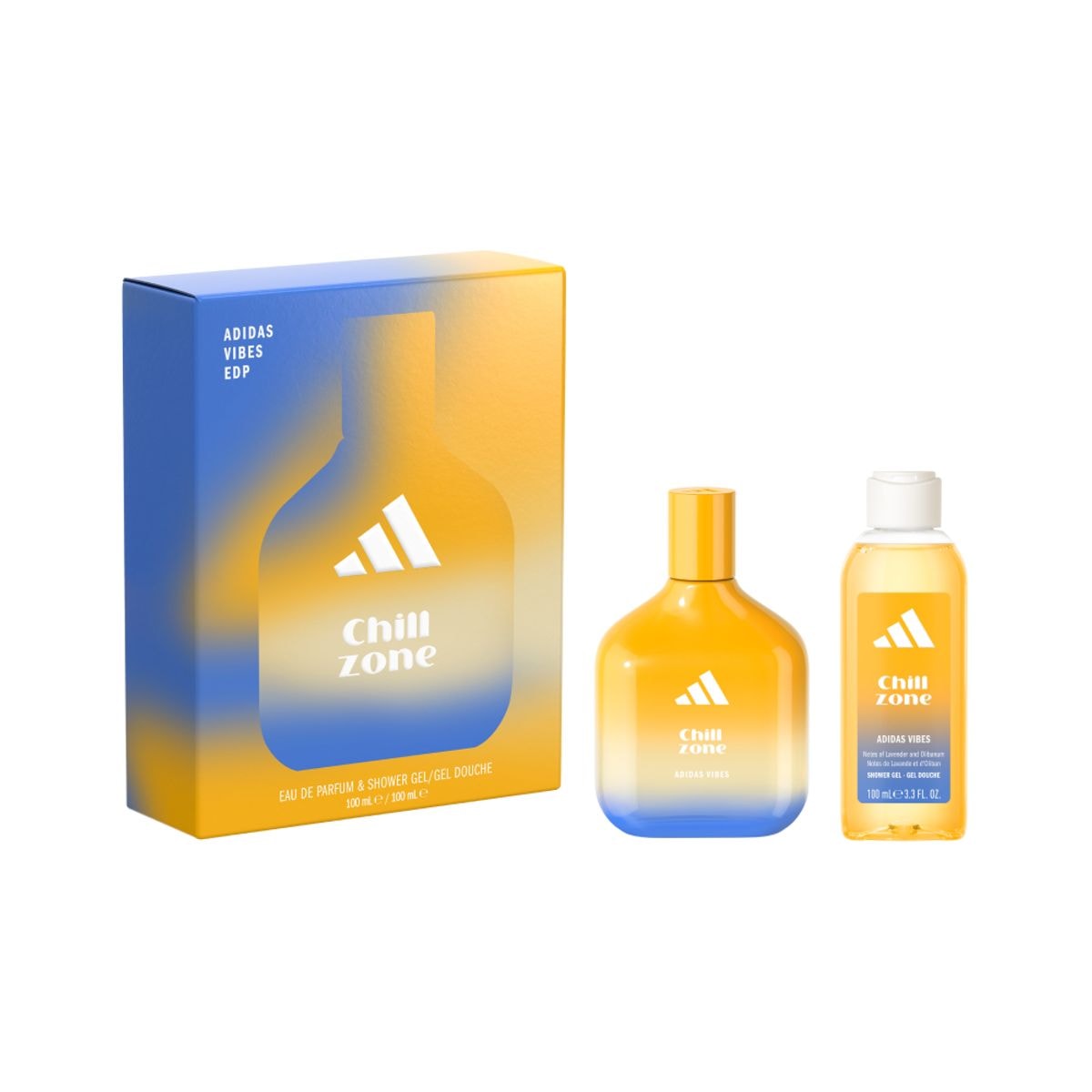 Kit Perfume adidas Vibes Chill Zone Eau De Parfum 100ml + Shower