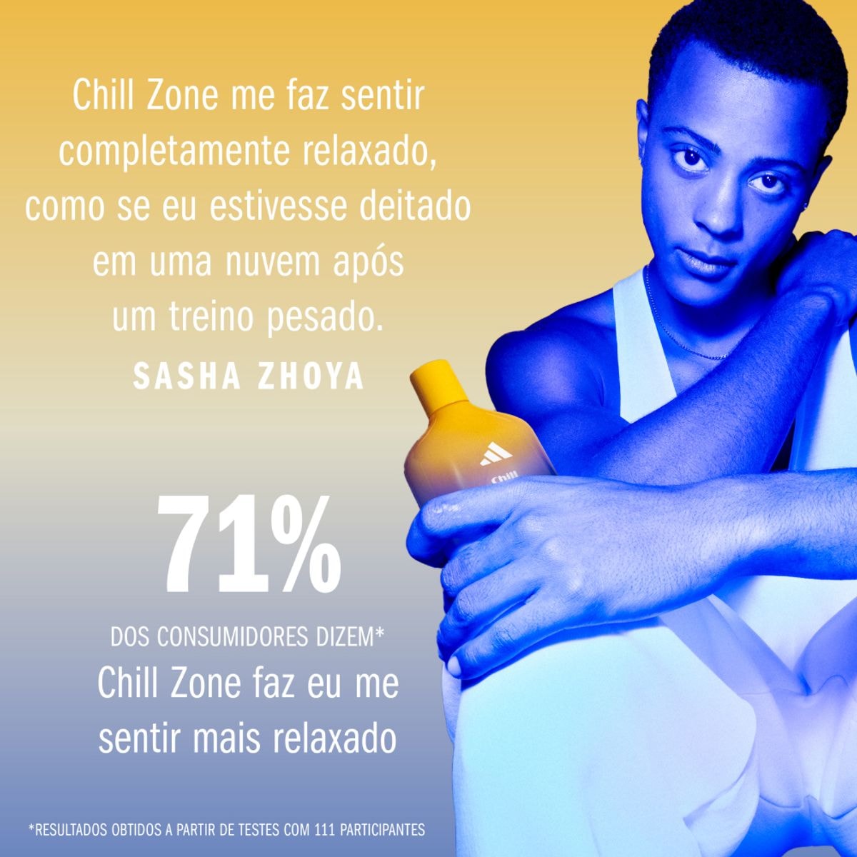 Kit Perfume adidas Vibes Chill Zone Eau De Parfum 100ml + Shower