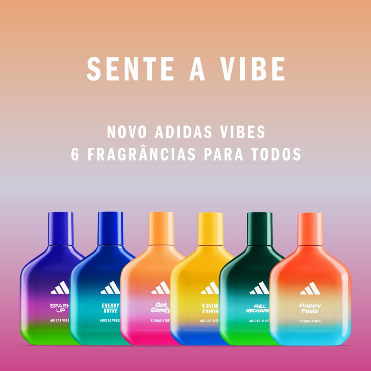 Kit Perfume adidas Vibes Get Comfy Eau De Parfum 100ml + Shower