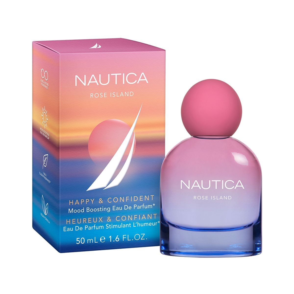 Perfume Nautica For Her Rose Island Eau de Parfum Feminino 50ml