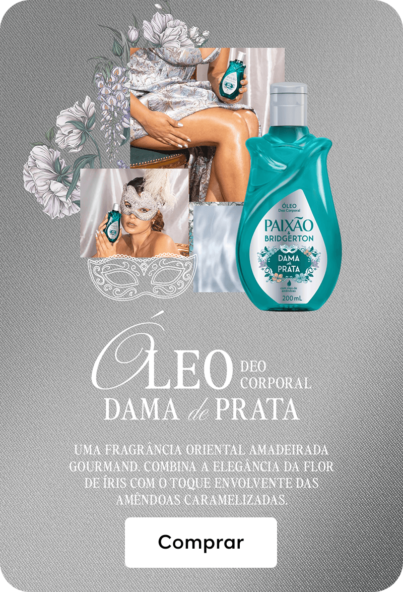 oleo corporal paixao e bridgerton