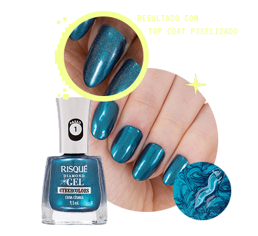 esmaltes da linha risqué cybercolors