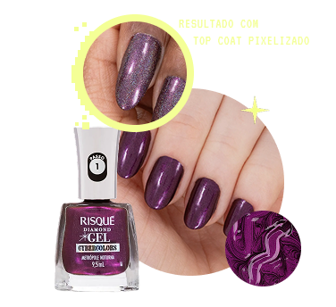 esmaltes da linha risqué cybercolors
