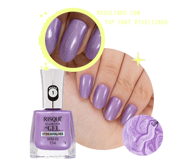esmaltes da linha risqué cybercolors