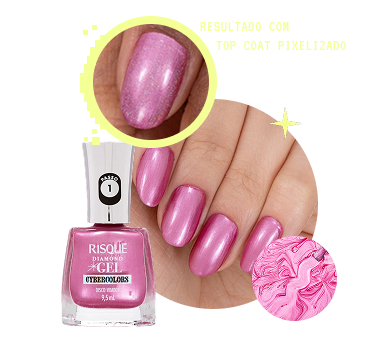 esmaltes da linha risqué cybercolors