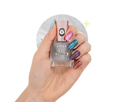 esmaltes da linha risqué cybercolors