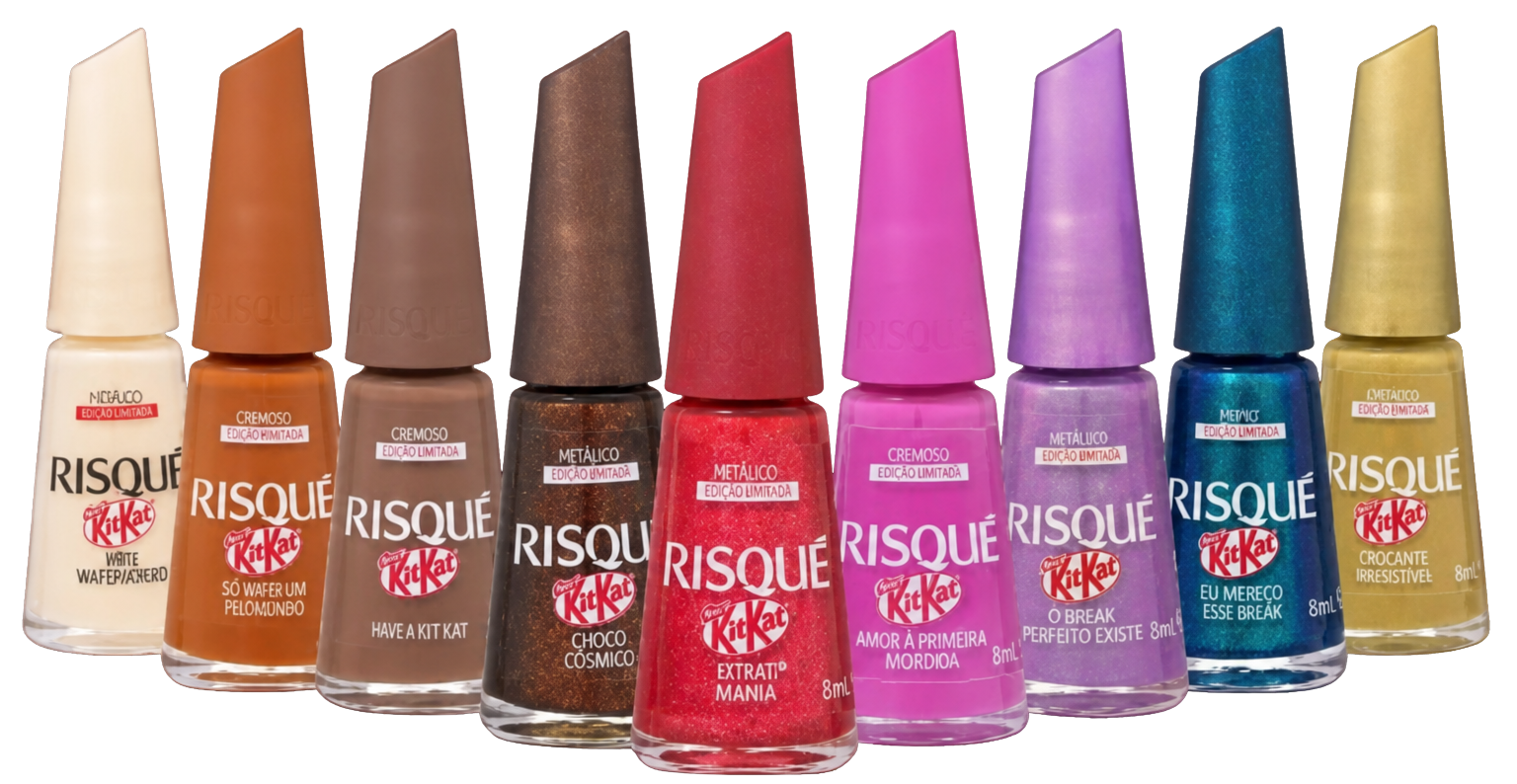 Kit completo de esmaltes Risqué KitKat