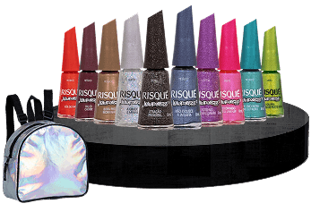 Kit Risqué & Lollapalooza Brasil + mini mochila